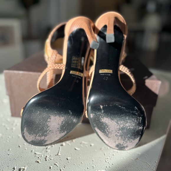 GUCCI Ursula Braided Sandals in a Blush/Nude Color (Size 40) - Picture 9 of 9